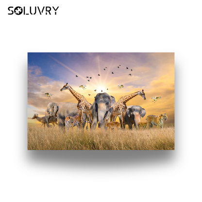 Puzzle 500 Pièces | Animaux de la Savane -