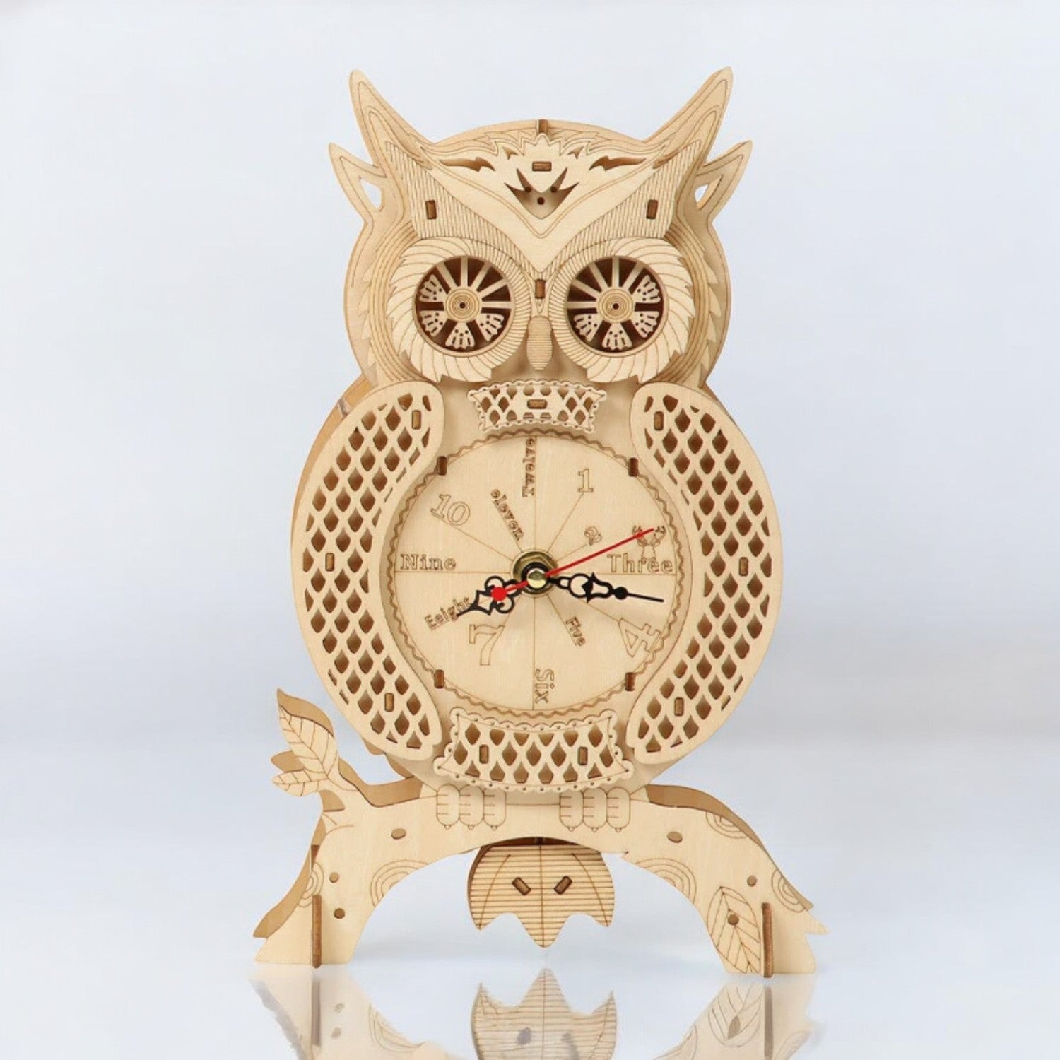 puzzle 3D horloge hibou