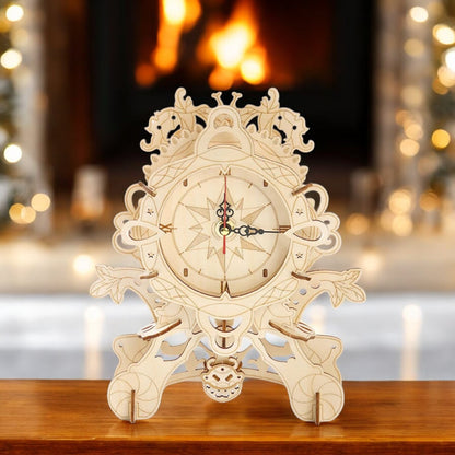 puzzle 3D horloge petite en face