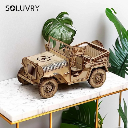 Puzzle 3D | Voiture Jeep -