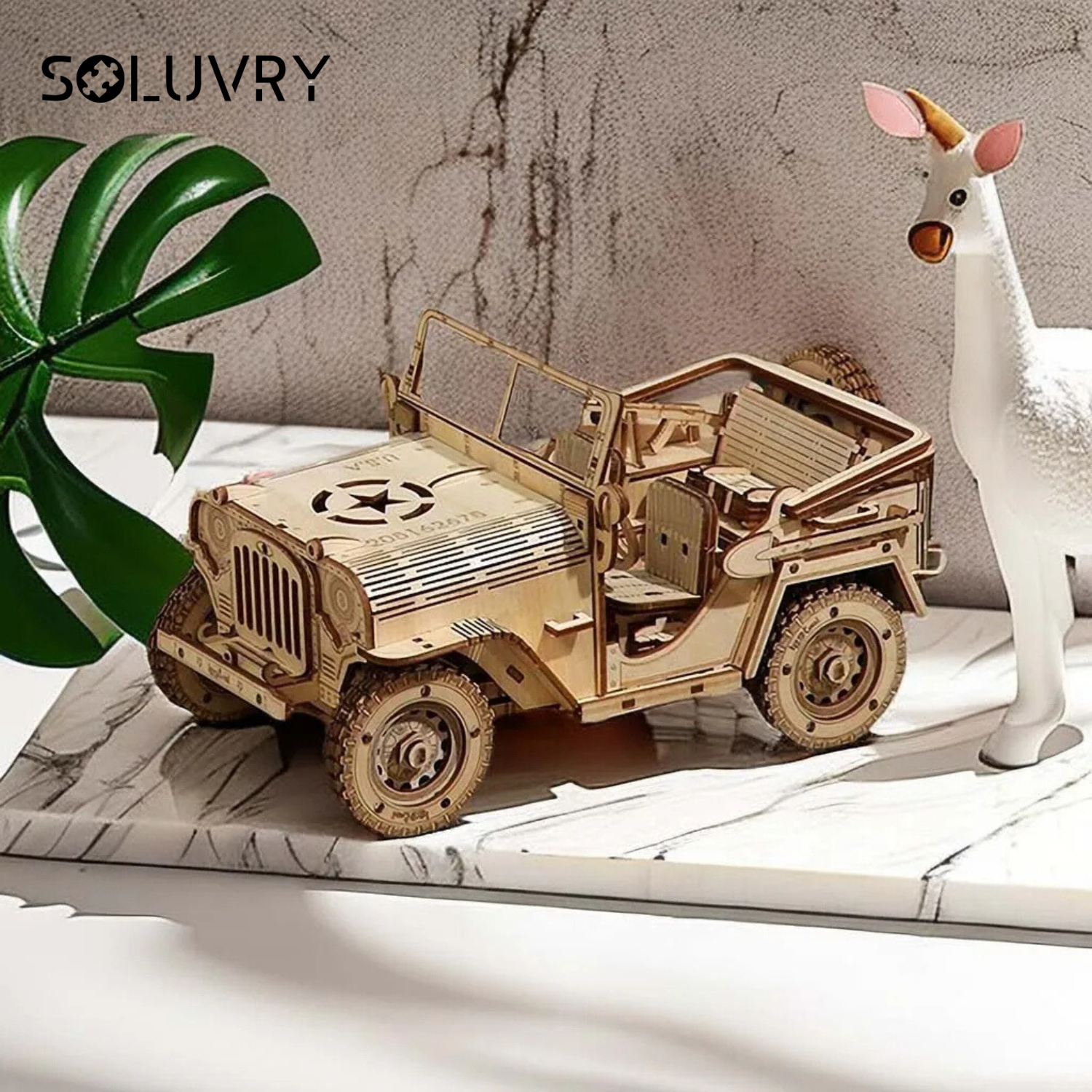 Puzzle 3D | Voiture Jeep -