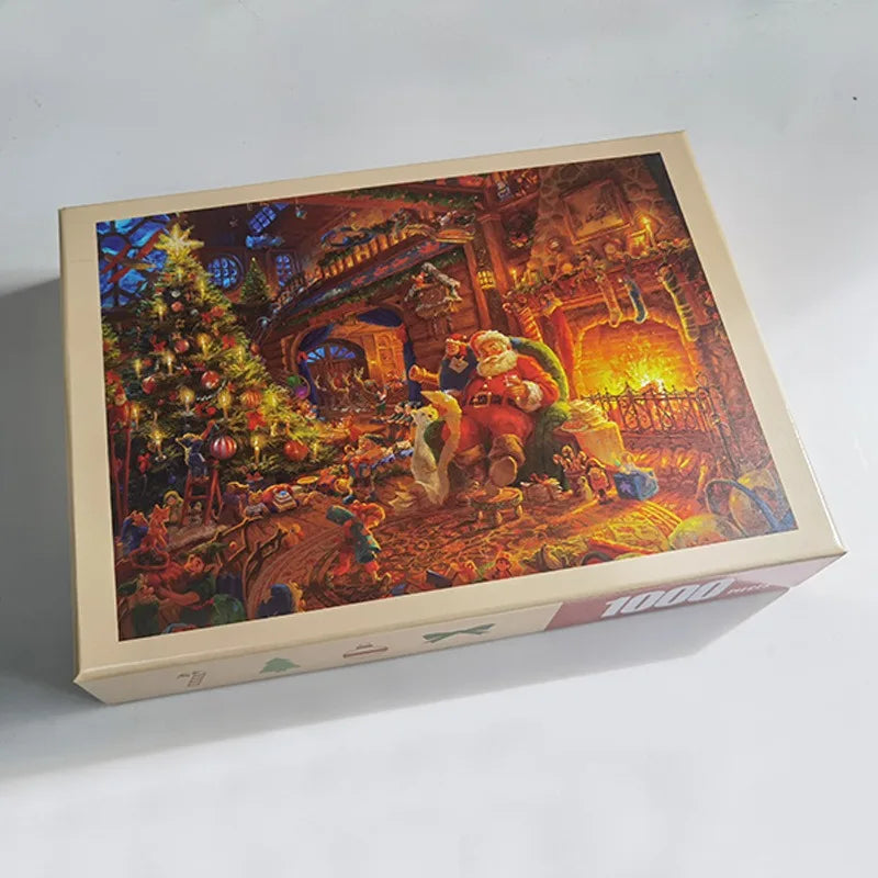 boîte puzzle 1000 pièces de noël 